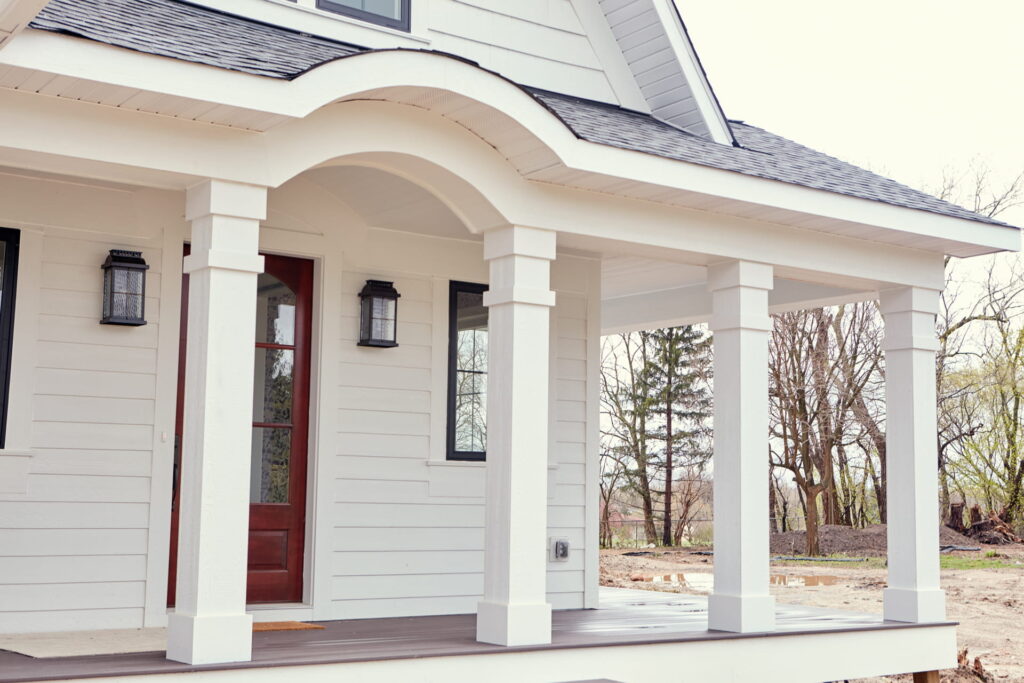 Exterior painting of a home